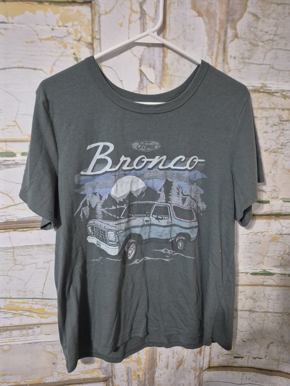 Ford Bronco Graphic Tee in Slate Green